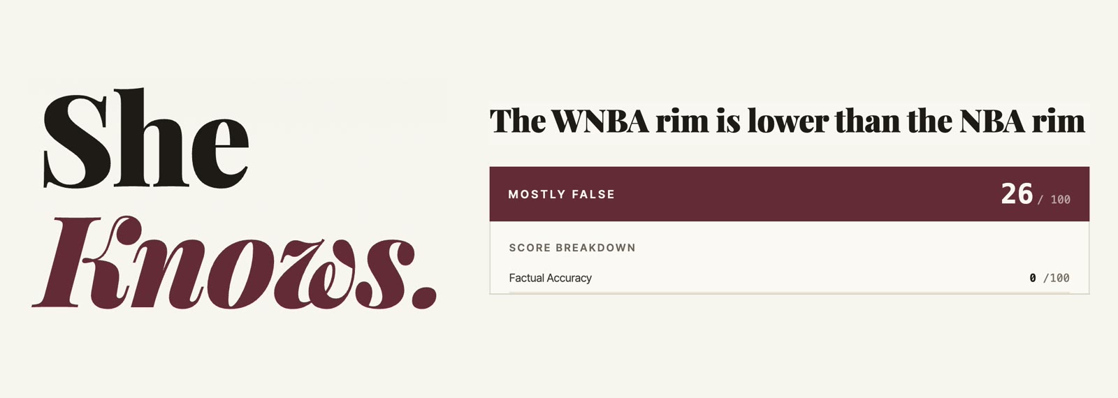 SheKnows: Women's Sports Myth Buster + Eval